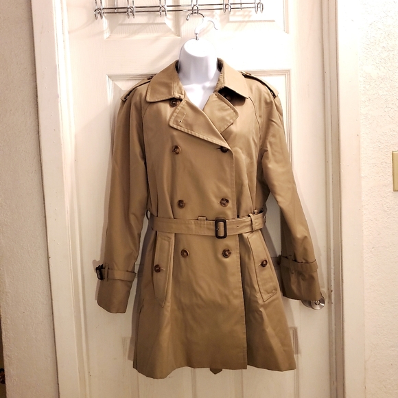 Brooks Brothers Jackets & Blazers - Brooks Brothers tan trench style car length coat